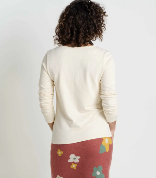 Women Ponderosa LS Henley - Almond