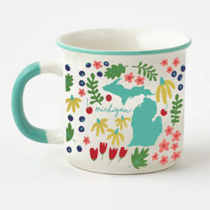 Michigan in Bloom Mug