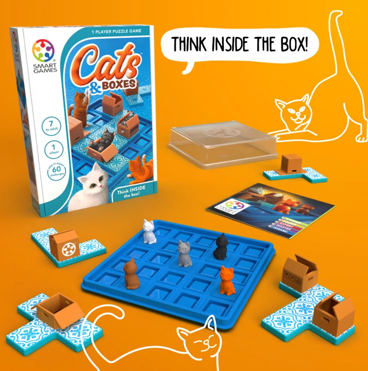 Cats &amp; Boxes Puzzle Game