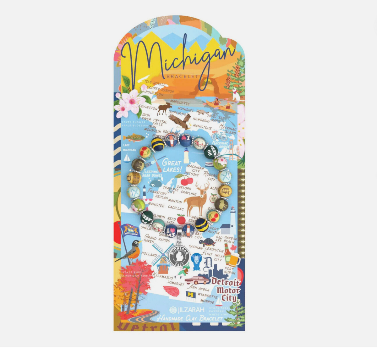 Michigan Destination Bracelet