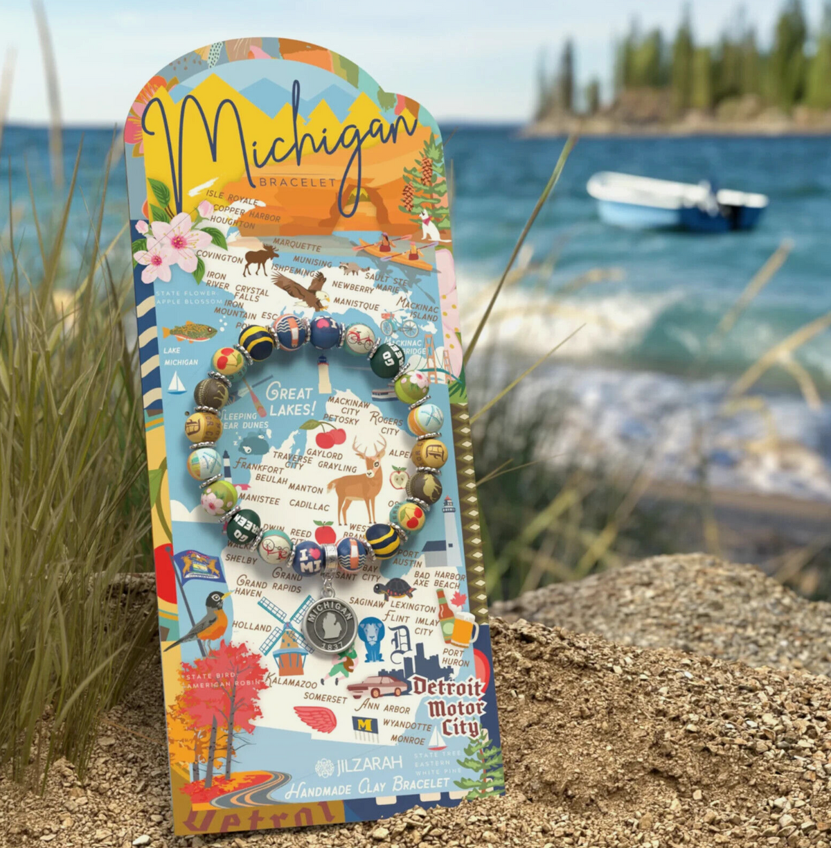 Michigan Destination Bracelet