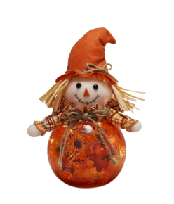 Glass Sammy Straw man Scarecrow