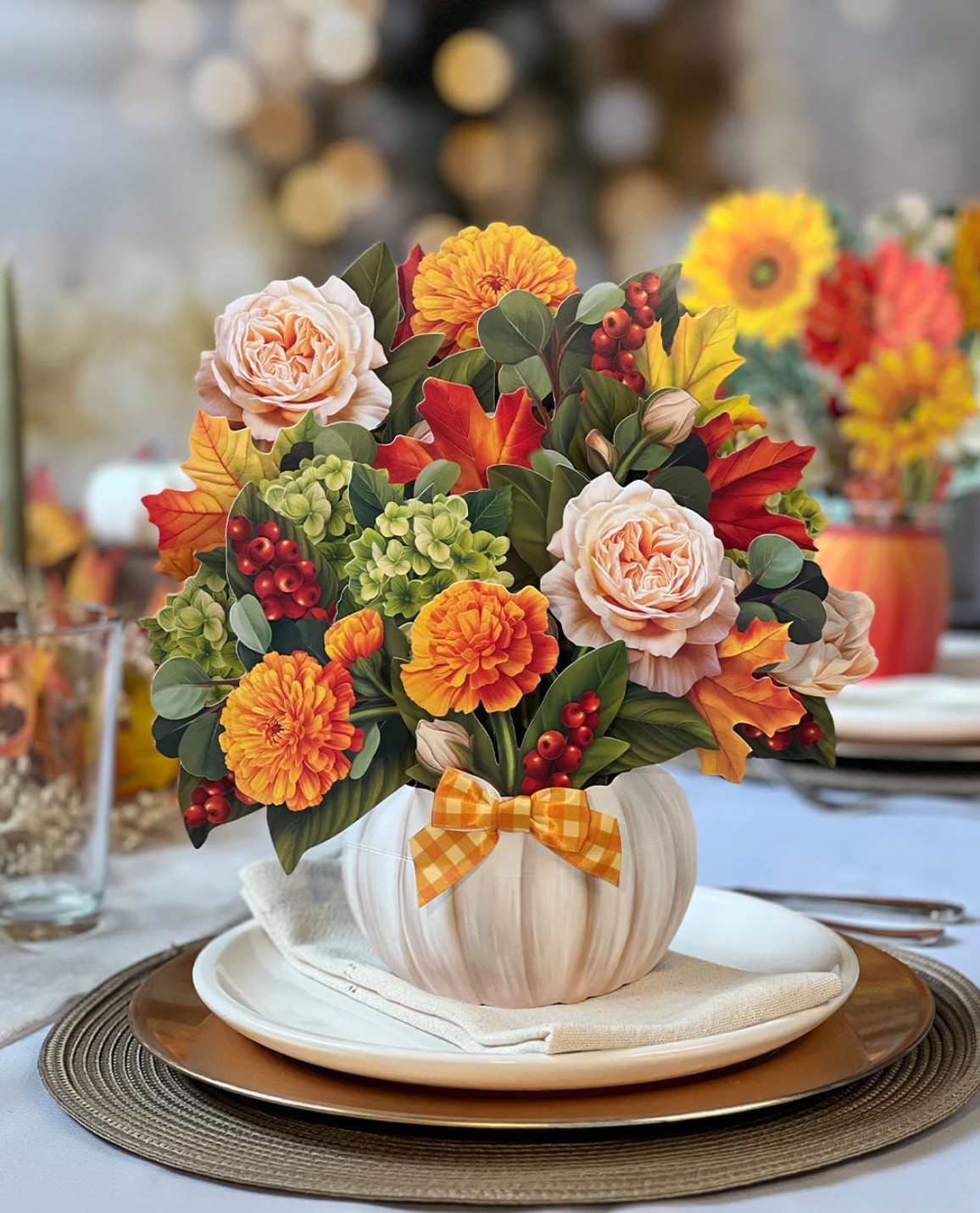 Pop-Up Greeting Card FreshCut Flowers