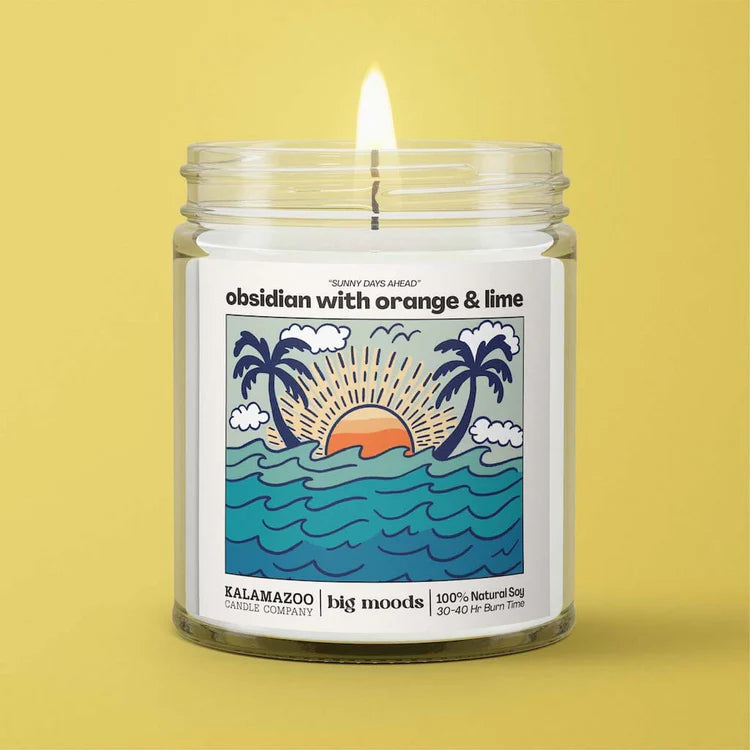 Sunny Days Ahead Obsidian 5oz. Candle