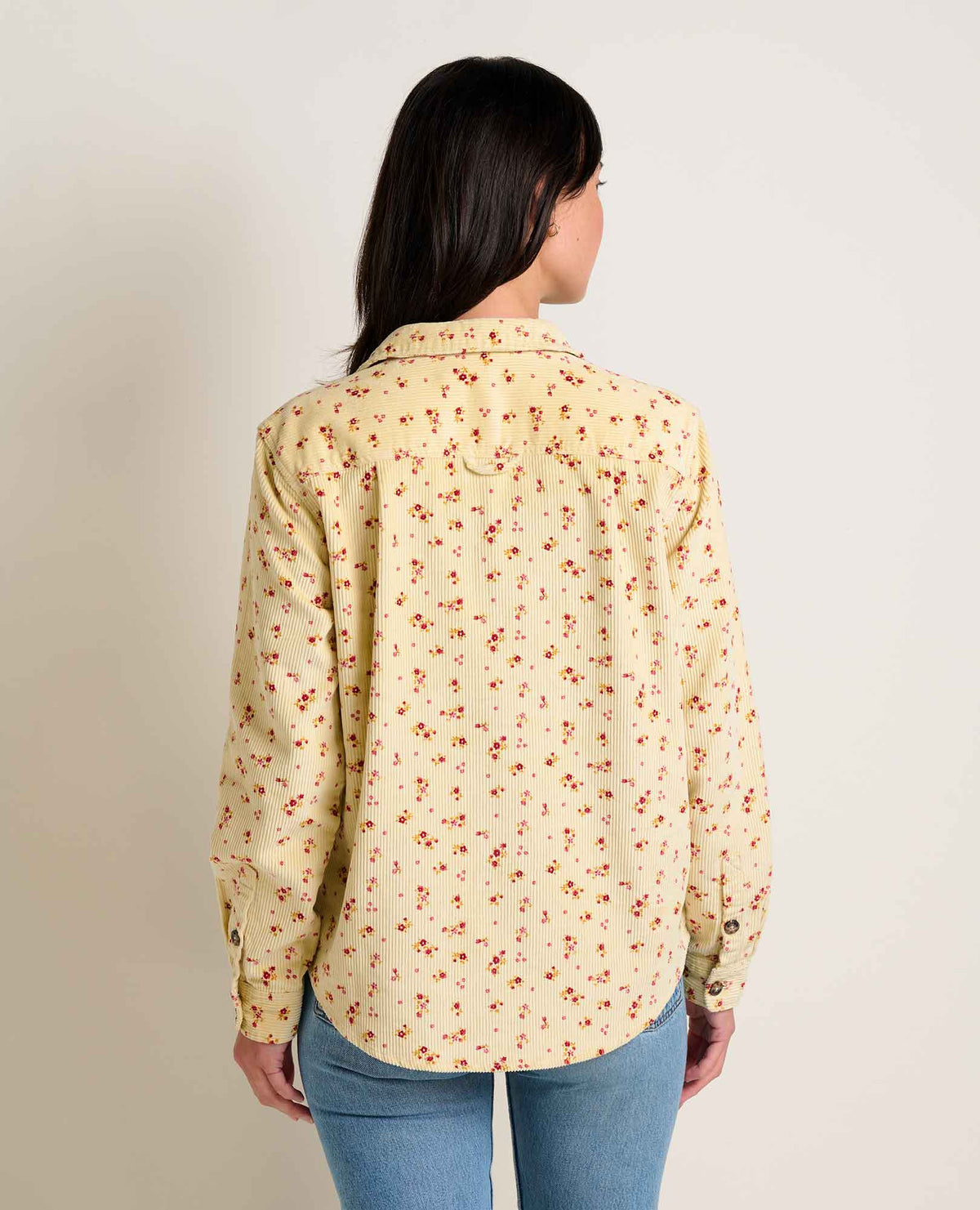 Cascadia LS Shirt - Barley Floral Print