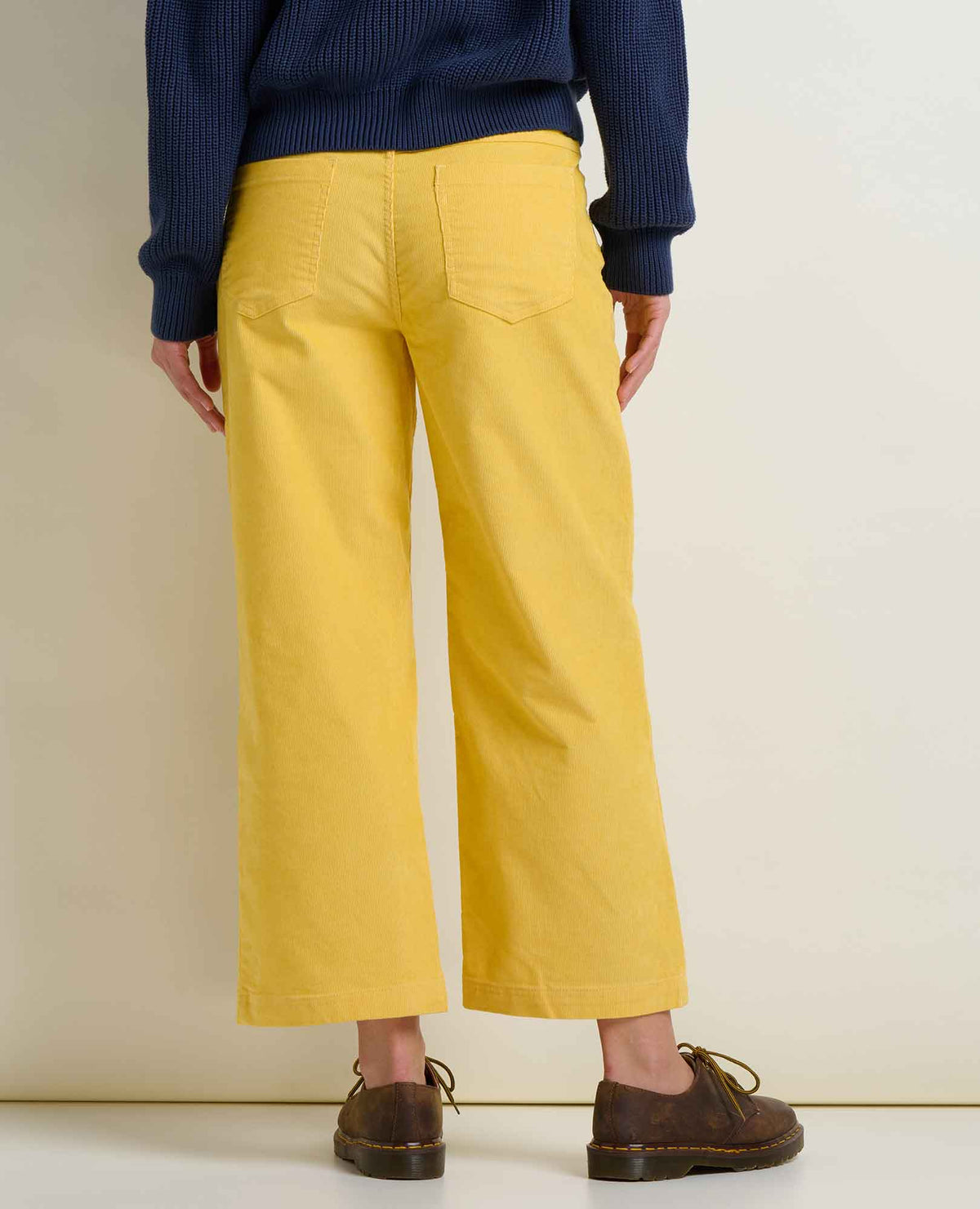 Coaster Cord Wide Leg Pants - Chamomile