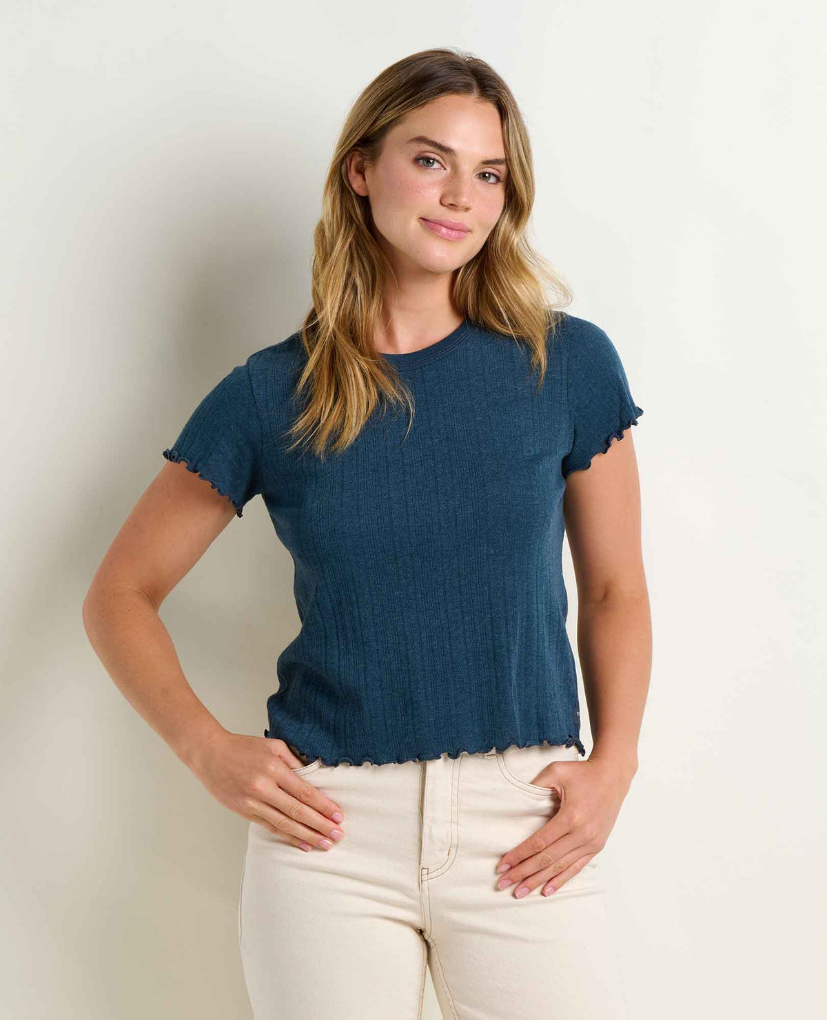 Foothill Pointelle SS Baby Tee