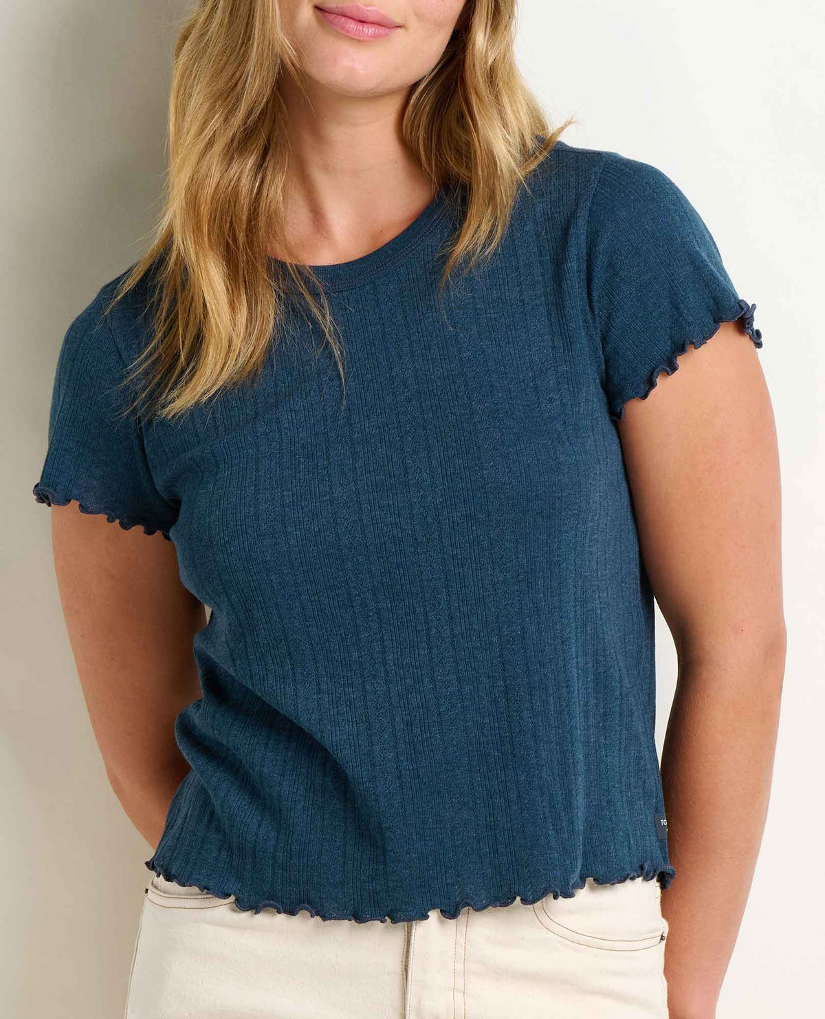 Foothill Pointelle SS Baby Tee
