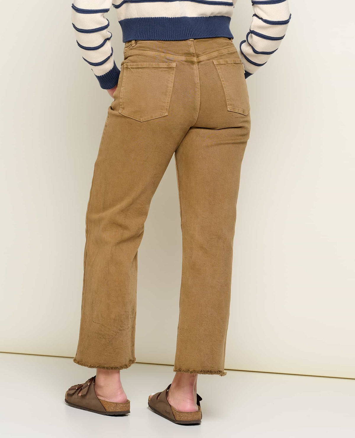 Women Balsam Seeded Cutoff Pant - Honey Brown
