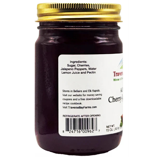 Cherry Jalapeno Jam 15oz.