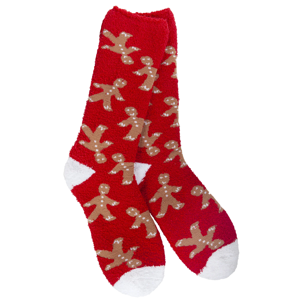 Red Gingerbread Man Cozy Collection Socks