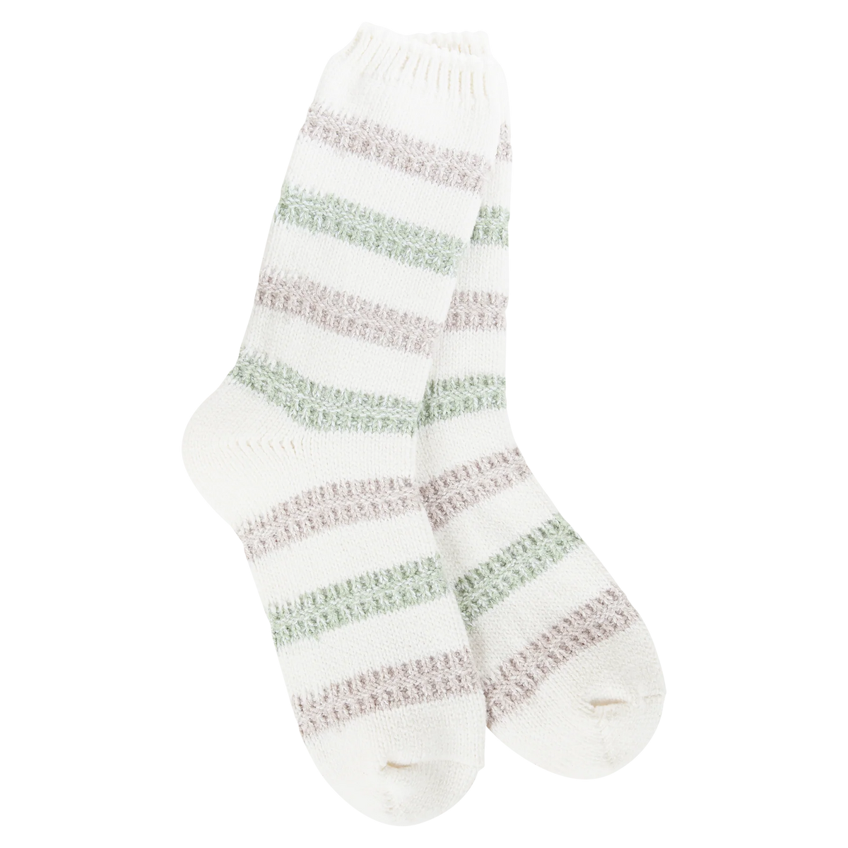 Meadow Stripe Links Crew Socks