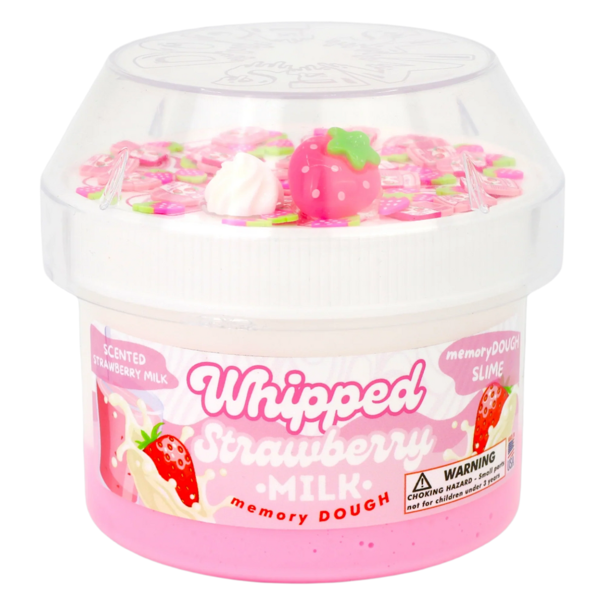 Whipped Strawberry Milk Slime