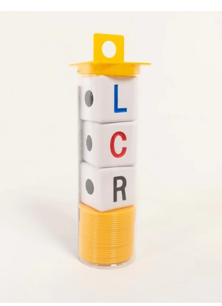 Big LCR Foam Dice Game