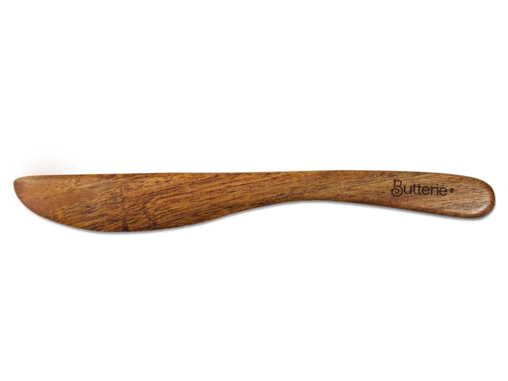 Acacia Wood Flip-Top Butter Dishes