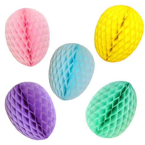 Honeycomb Paper Easter Egg Ornament