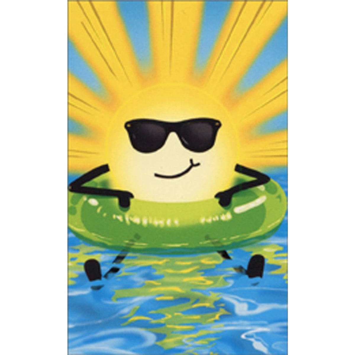 Sun in Pool Mini Card