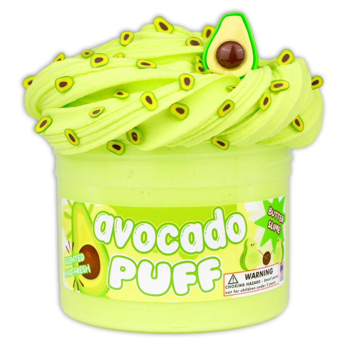 Avocado Puff Slime