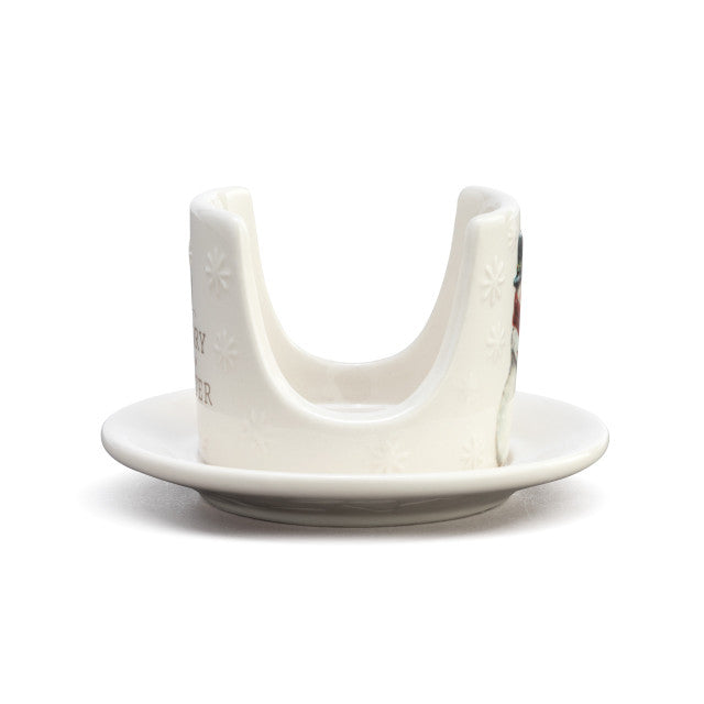Merry Winter Ceramic Soap Sponge Holder