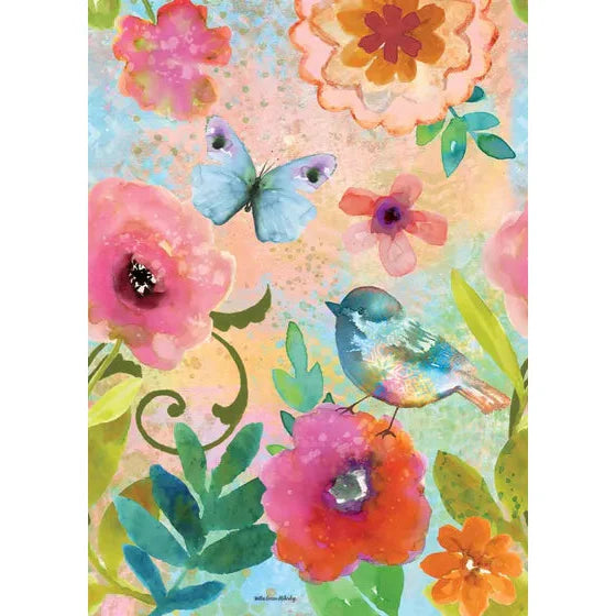 Bird Bath Art Pole