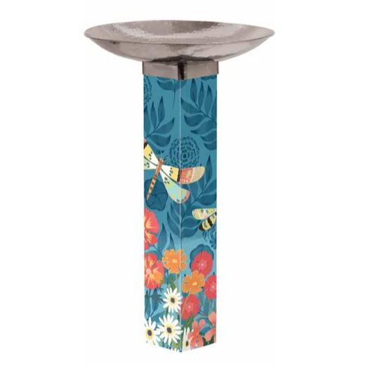 Bird Bath Art Pole