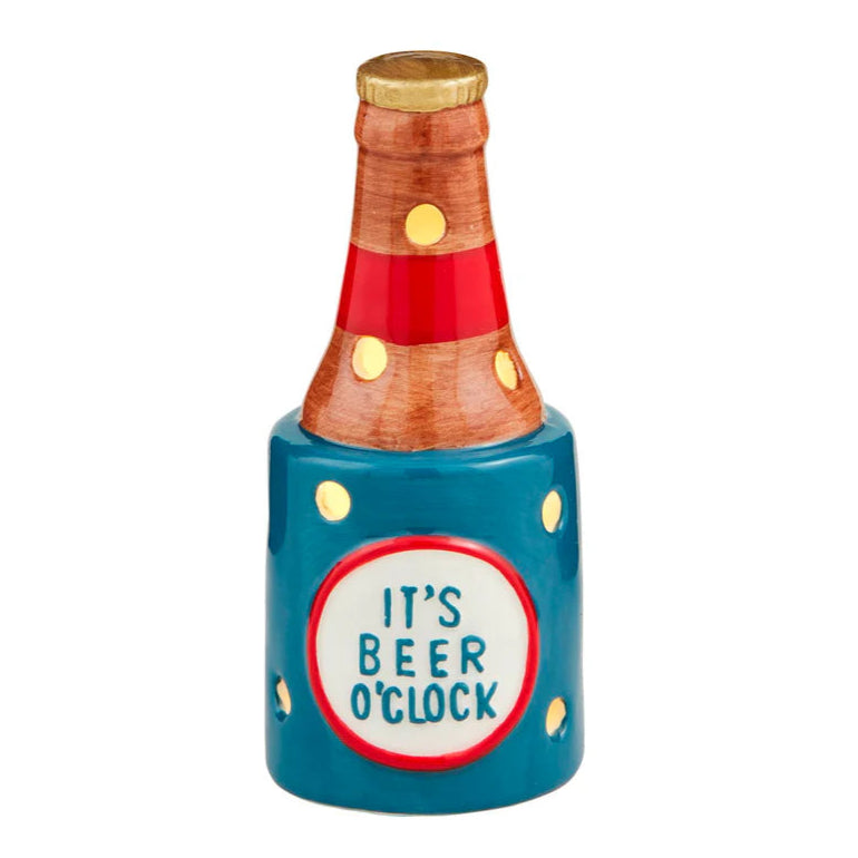Light Up Beer Can Hugger Sitter