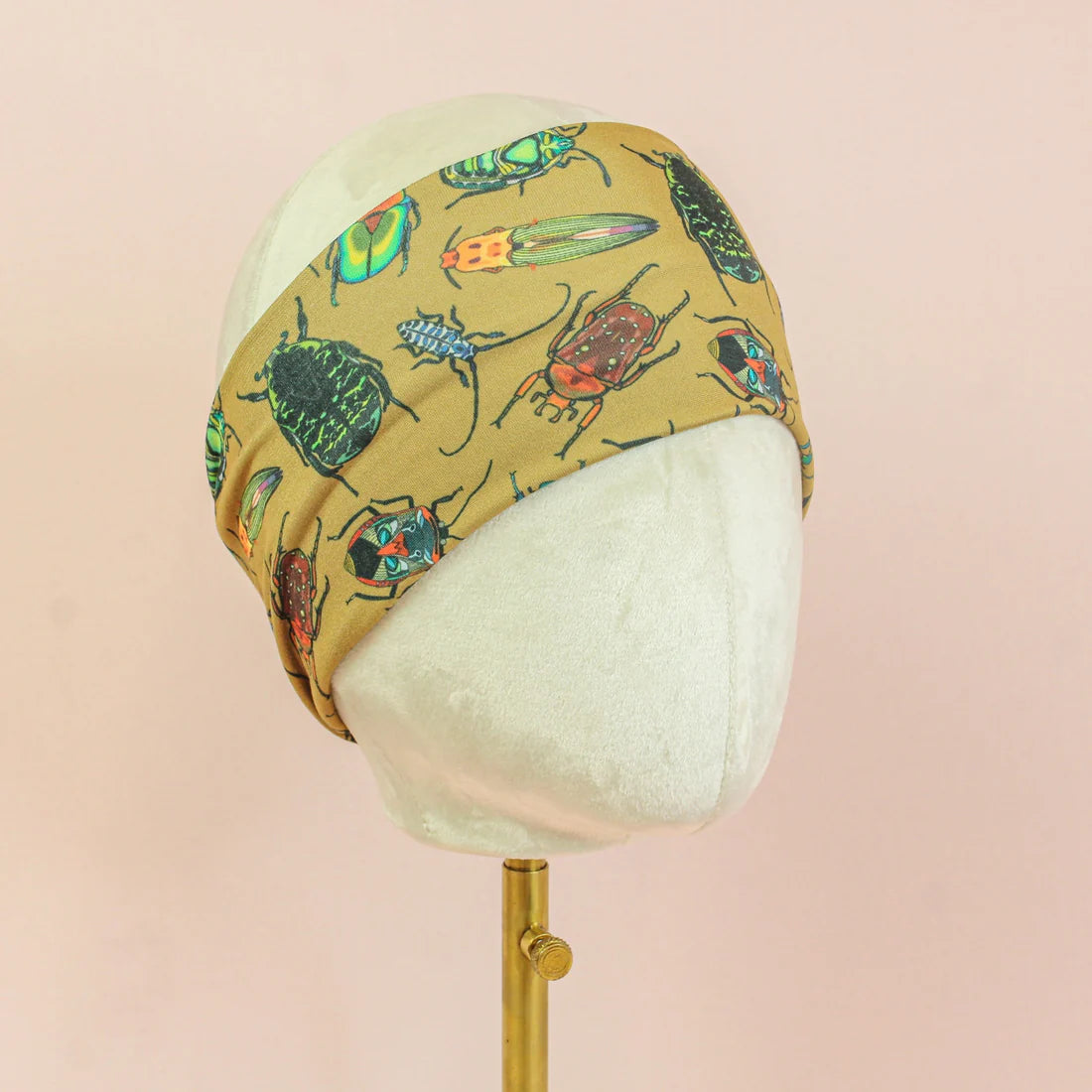 Beetles Sassy Olive Stretch Headband