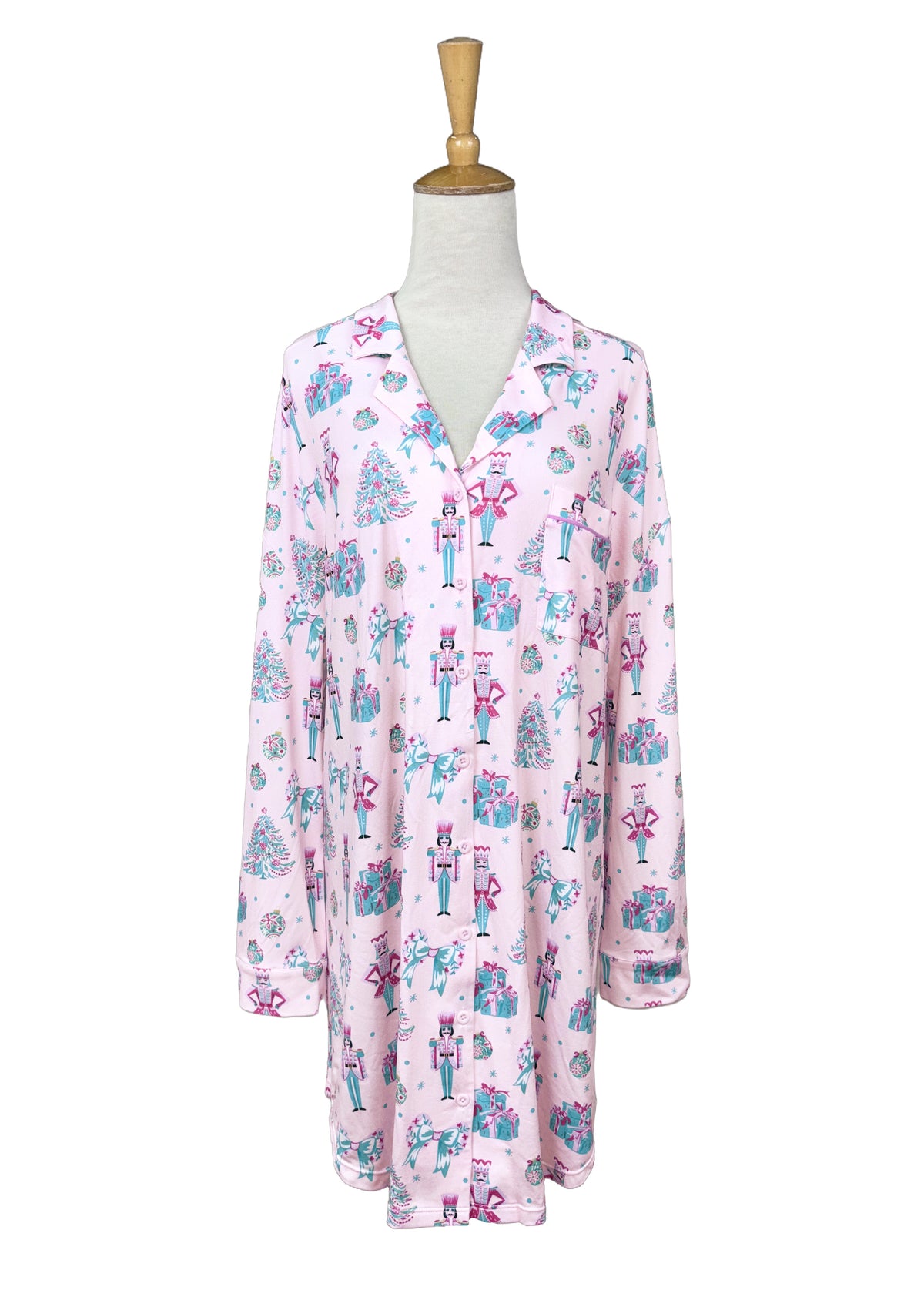 Sugarplum Nutcracker LS Sleep Dress