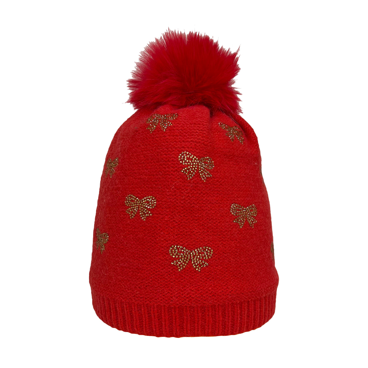 Bella Bow Bling Beanie