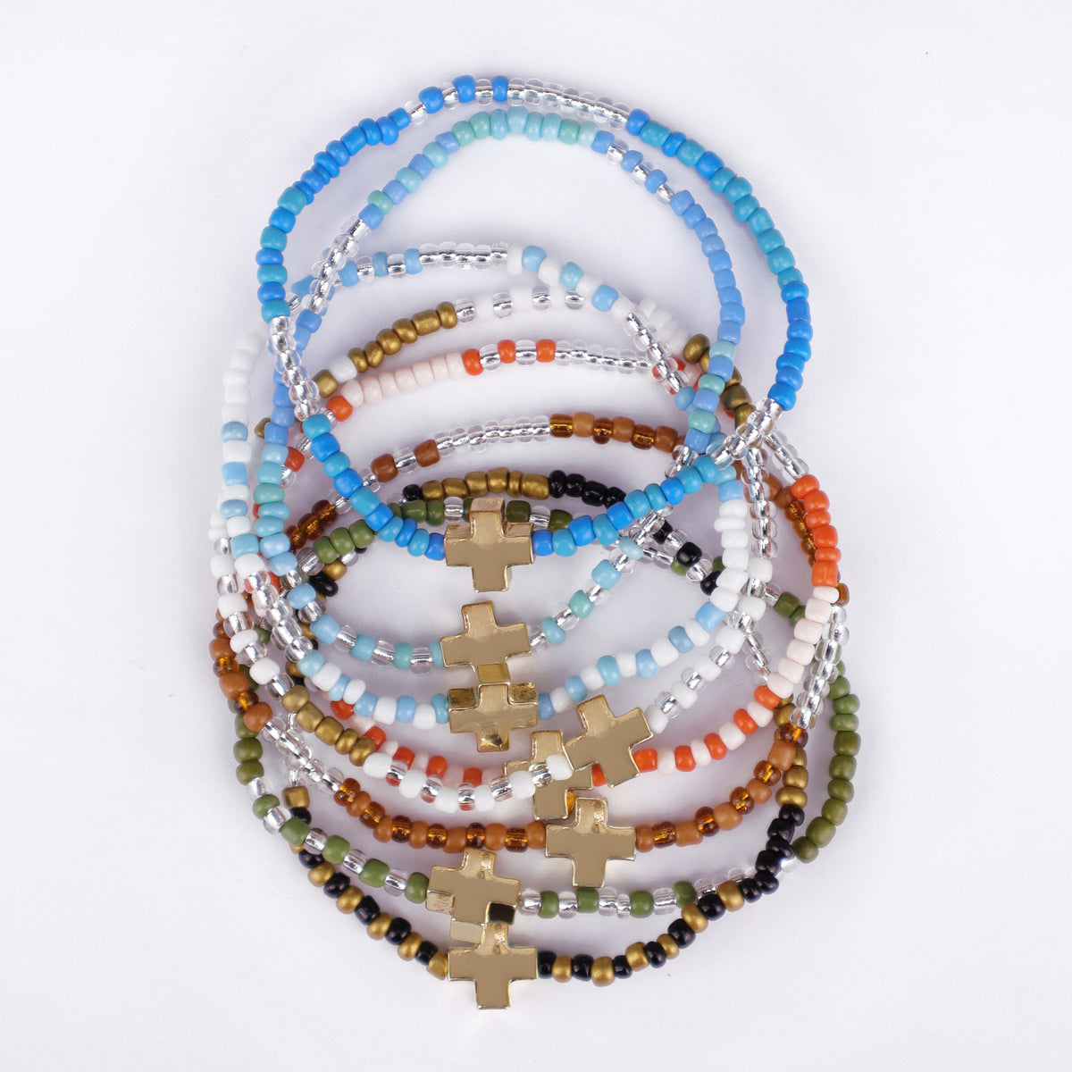 Set of 8 Prayer Bracelet For Strength