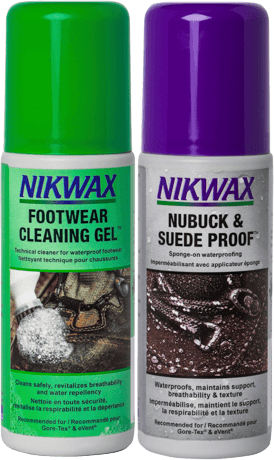 Nikwax Duo Pack Nubuck &amp; Suede &amp; Footwear Cleaning Gel