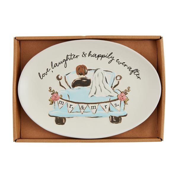 Mr. &amp; Mrs. Get Away Car Sentiment Plate