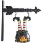 Witch Legs in Cauldron for Arrow Holder