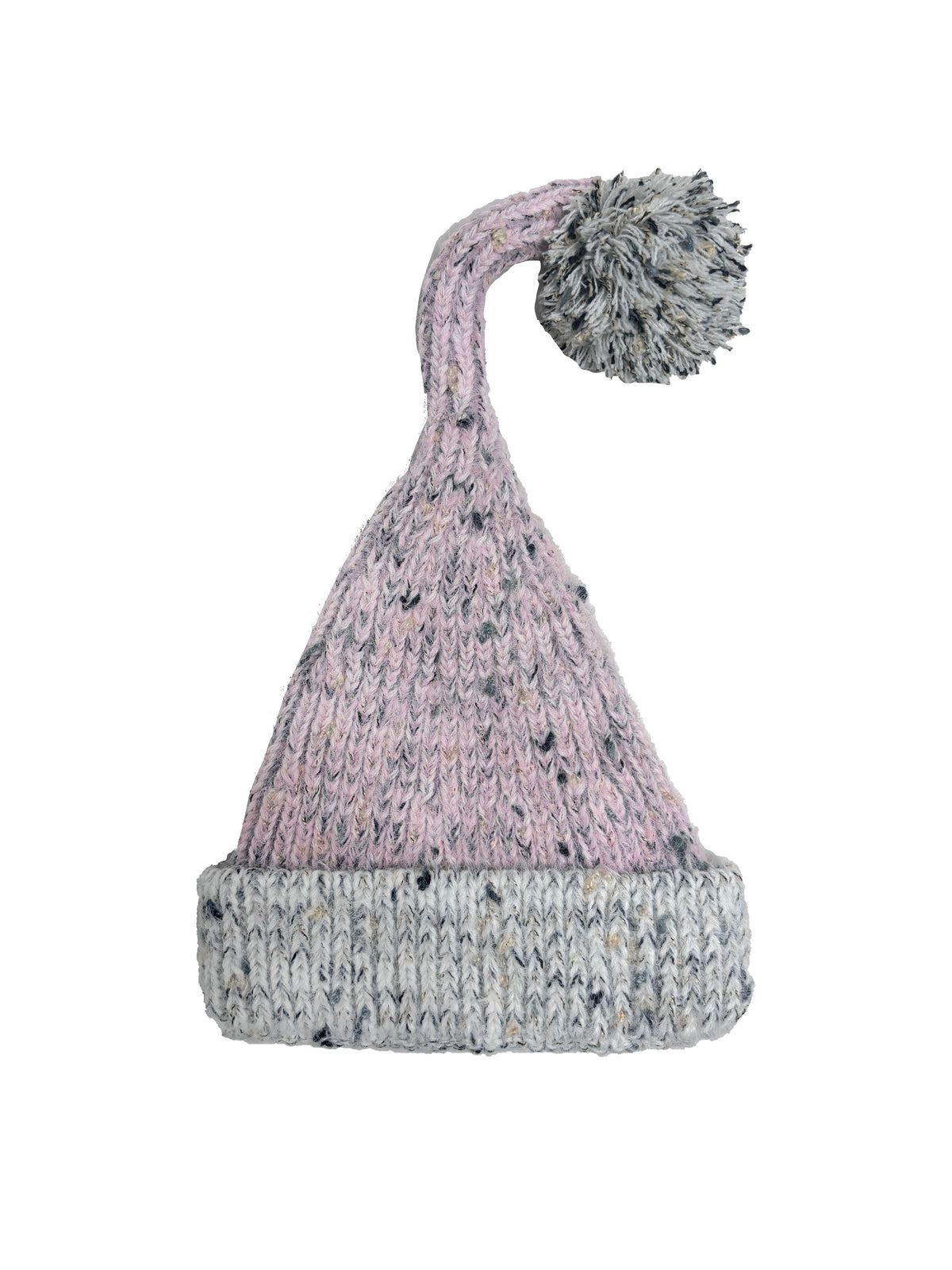 Santa Confetti Stocking Cap - Pink