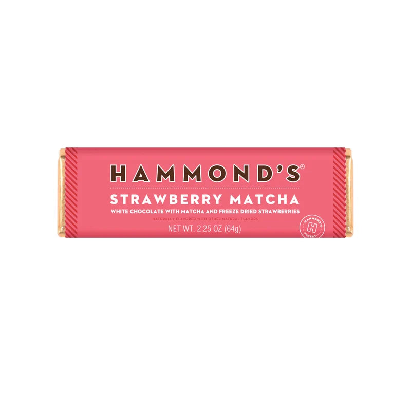 Hammond's Strawberry Matcha Candy Bar