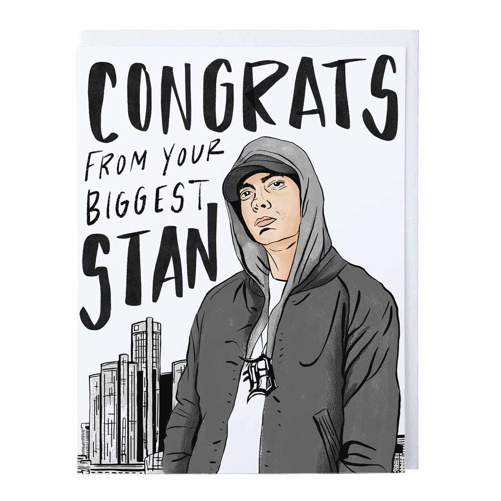 Slim Shady Congrats Card