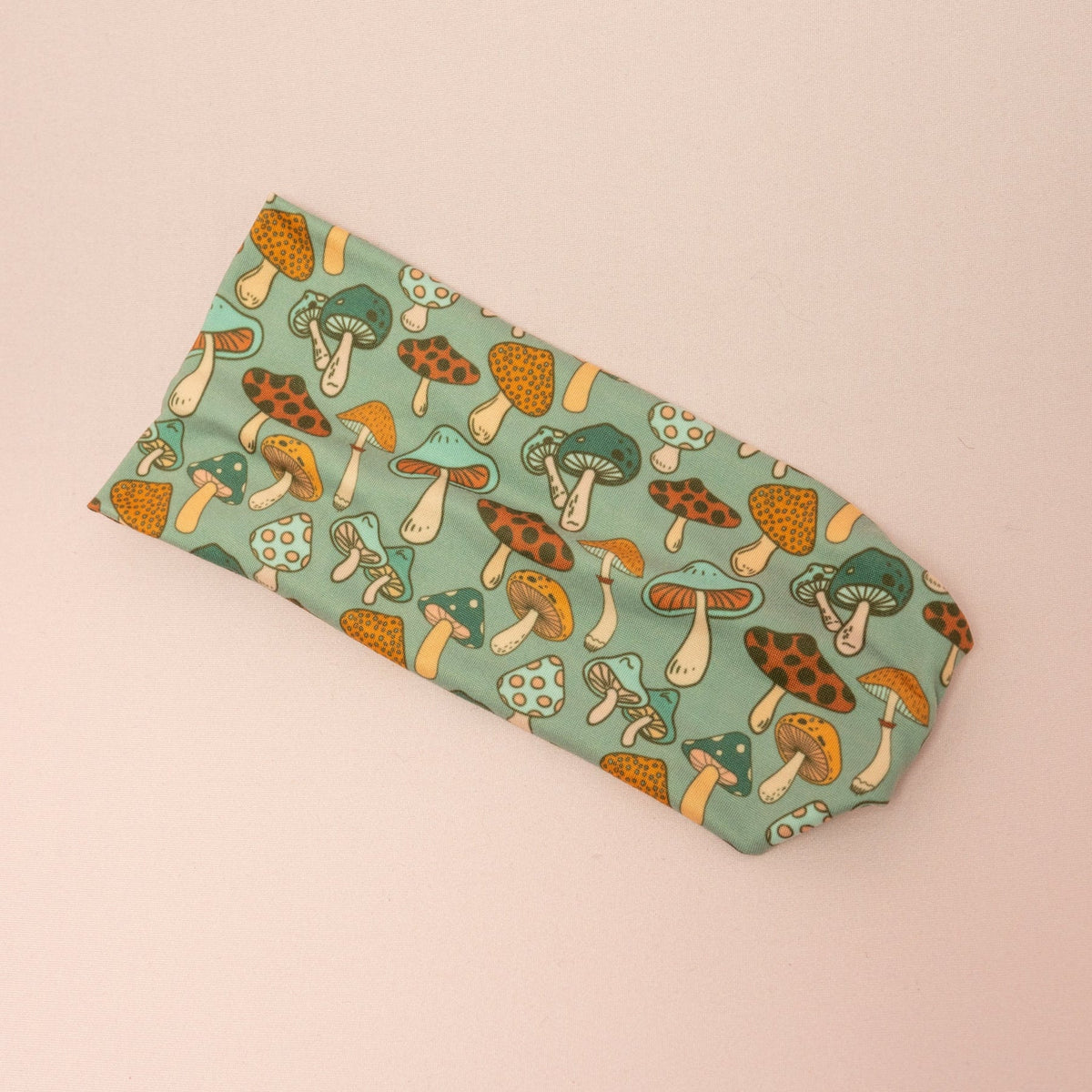 Cutie Mushrooms Sassy Olive Stretch Headband