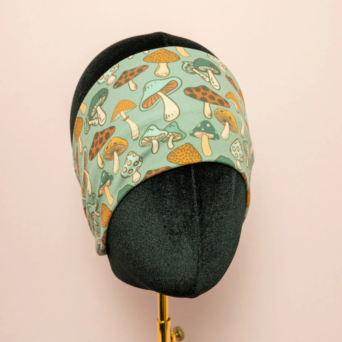 Cutie Mushroom Sassy Olive Stretch Headband