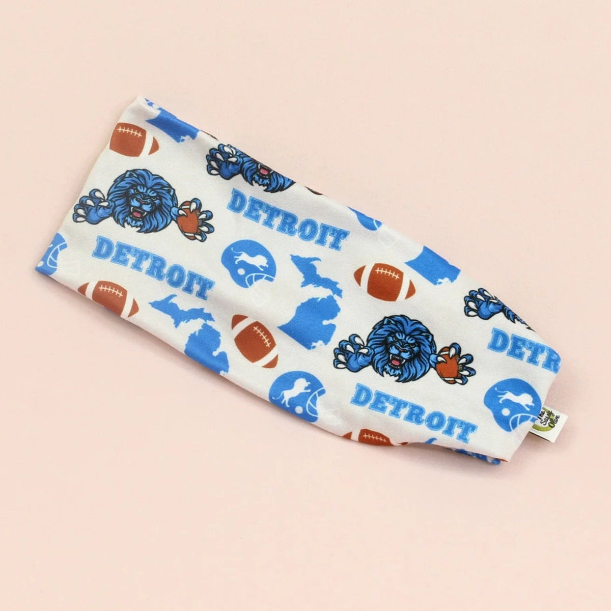 Detroit Lions Sassy Olive Stretch Headband