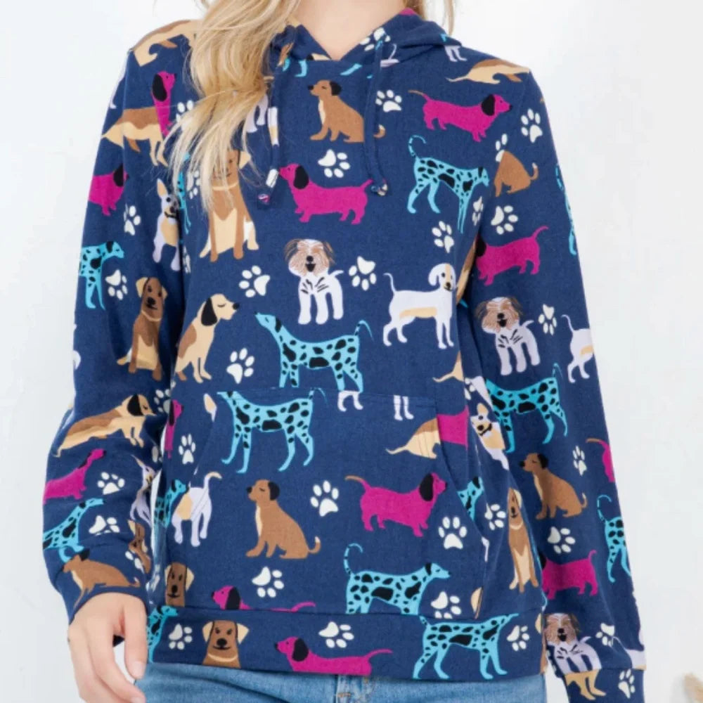 Colorful Dog Hoodie