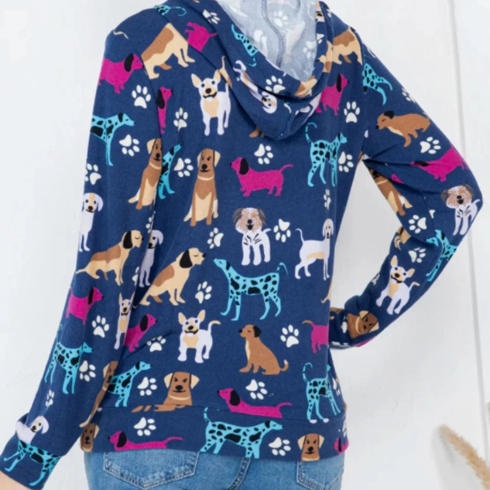 Colorful Dog Hoodie