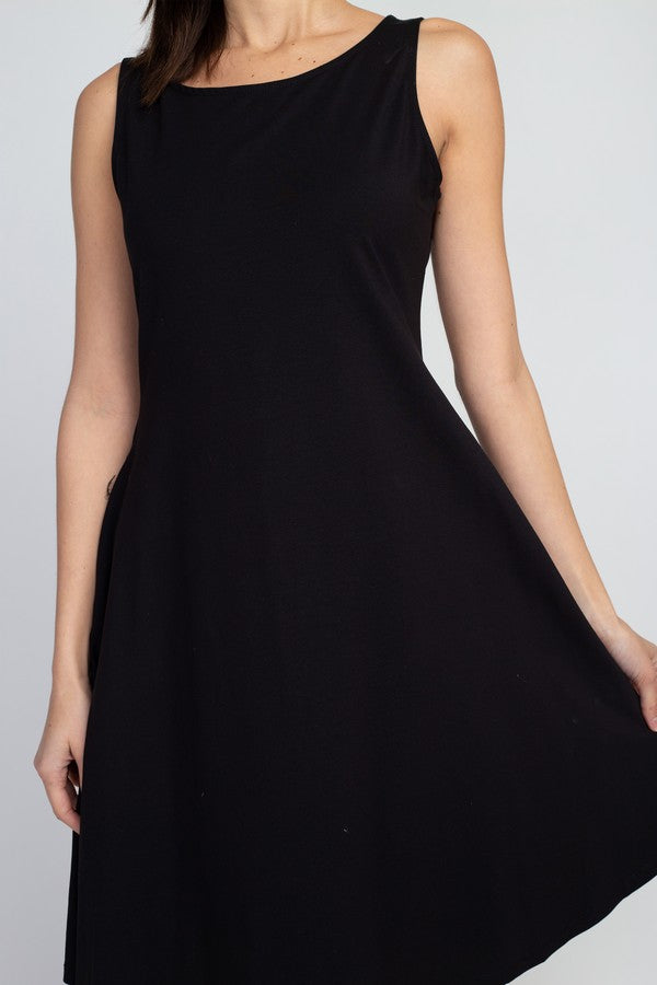 Sleeveless A-Line Dress