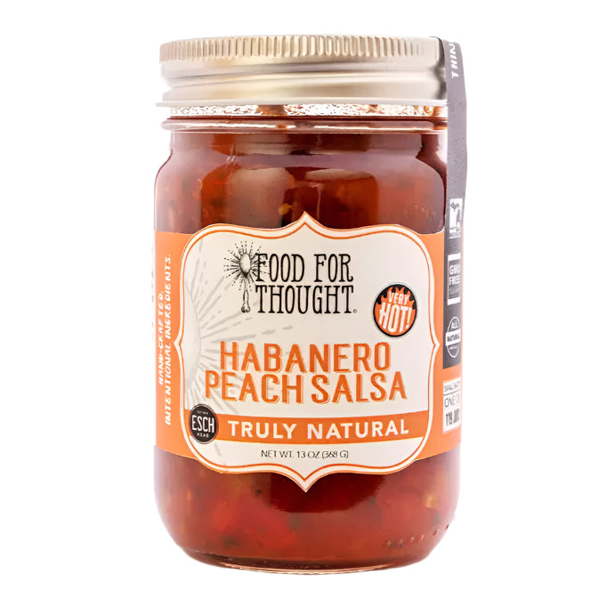Hot Habanero Peach Salsa