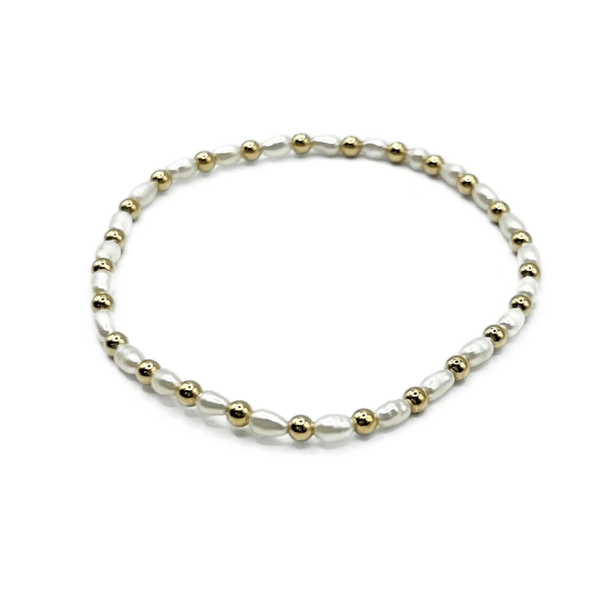 Erin Gray gold and pearl waterproof bracelet