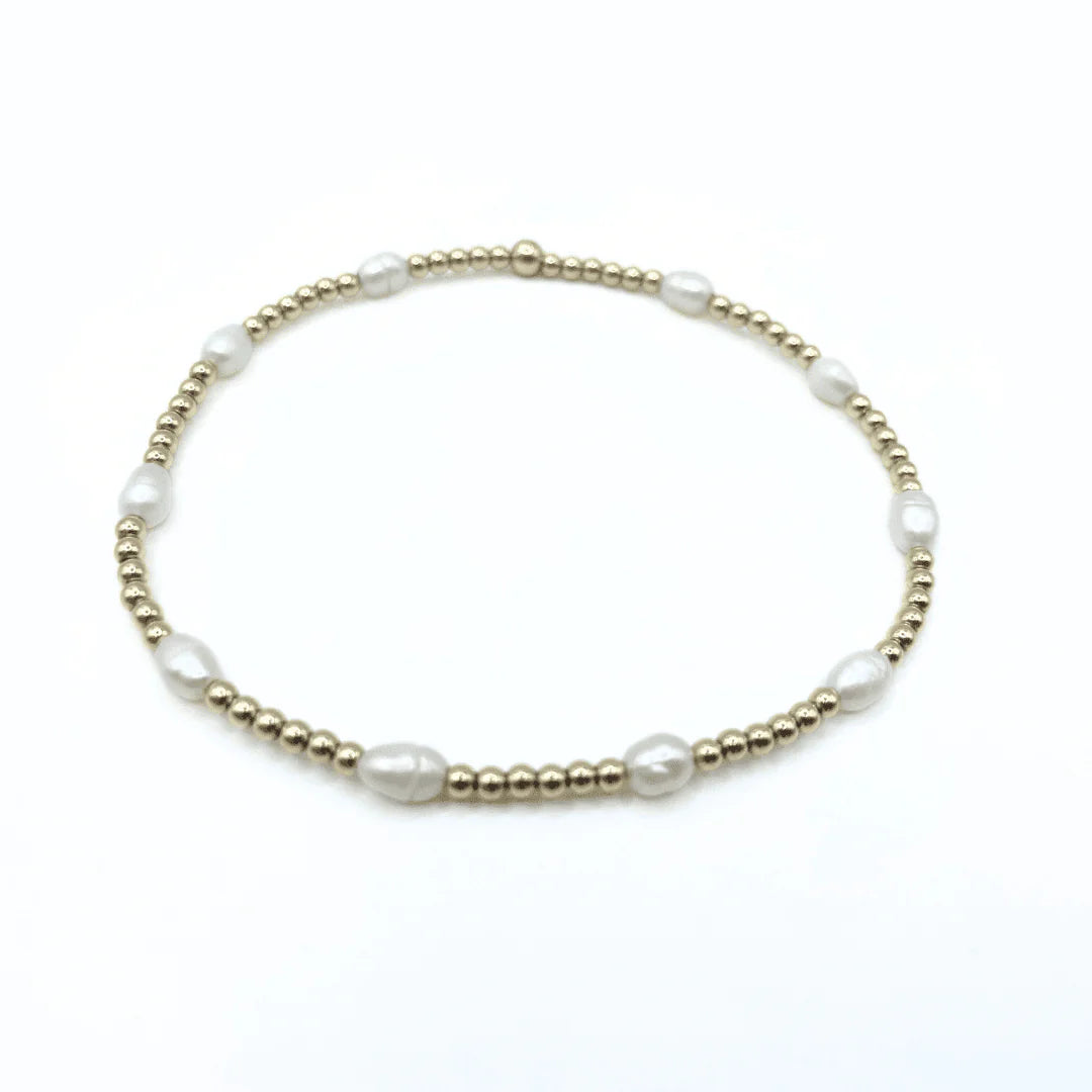 Erin Gray Rice Pearl Bracelet