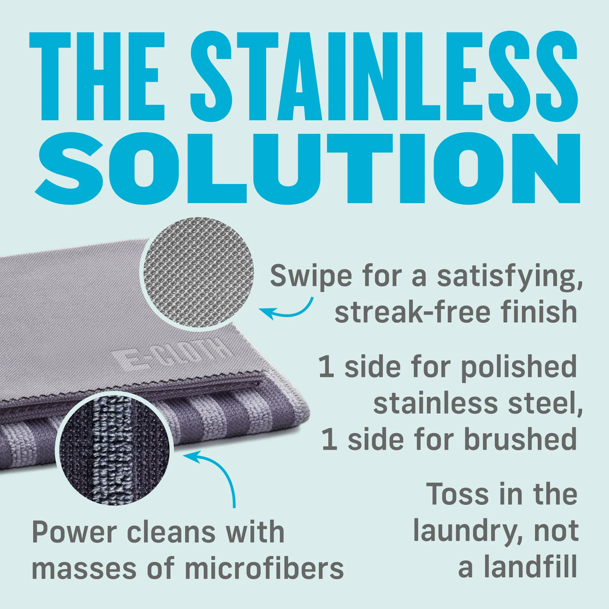 Stainless Steel Cleaning 2 Cloths
