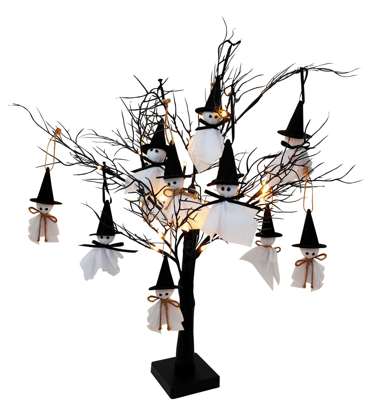 Ghostly Gathering Spooky Halloween LED Tree