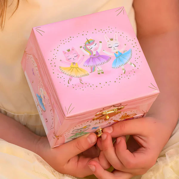 Sm Animal Ballerina Musical Jewelry Box