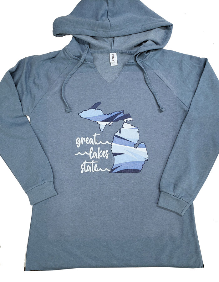 Great Lakes State Waves Hoodie