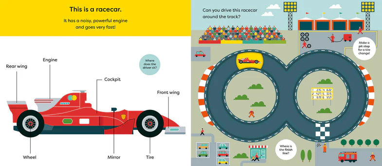 Make Tracks Cars Board Book